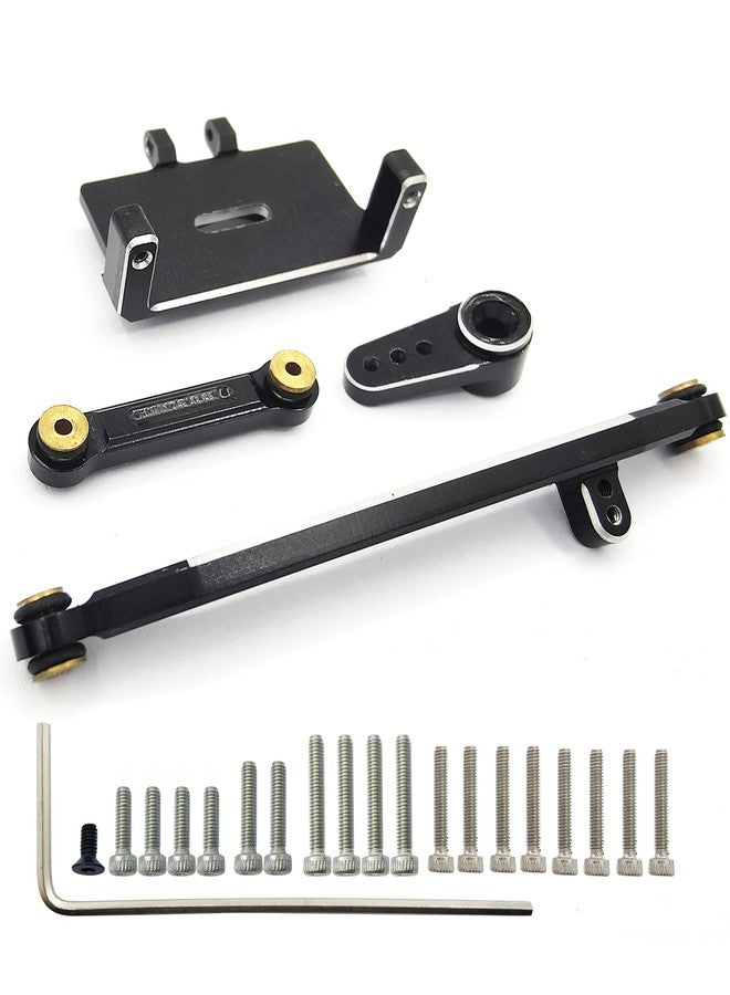 Raflot RC Servo Mount Bracket Mini Servo Arm and Steering Links for ES08MA II Servo Upgrade Parts for Axial SCX24 RC Car Crawler - Image 1